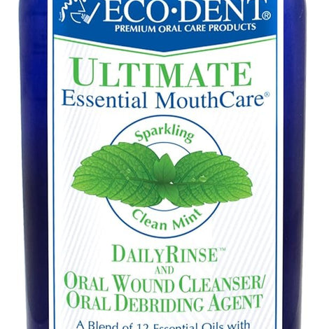 Eco-Dent Dailyrinse Mouthrinse - Mint - 8 Oz with Mouthrinse Mint Packet