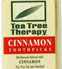 Tea Tree Therapy Toothpicks, Cinnamon, 100 Count