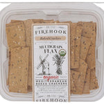 Firehook Baked Crackers Multigrain Flax Crackers, 8 Oz