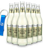 Fever Tree Premium Ginger Beer 16.9 fl oz (Pack of 6) with Opulent Variety Keychain Bottle Opener | Original, No Artificial Sweeteners, Flavorings, or Preservatives