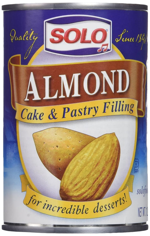 Solo Almond Cake and Pastry Filling, 12.5 oz (Pack of 2)
