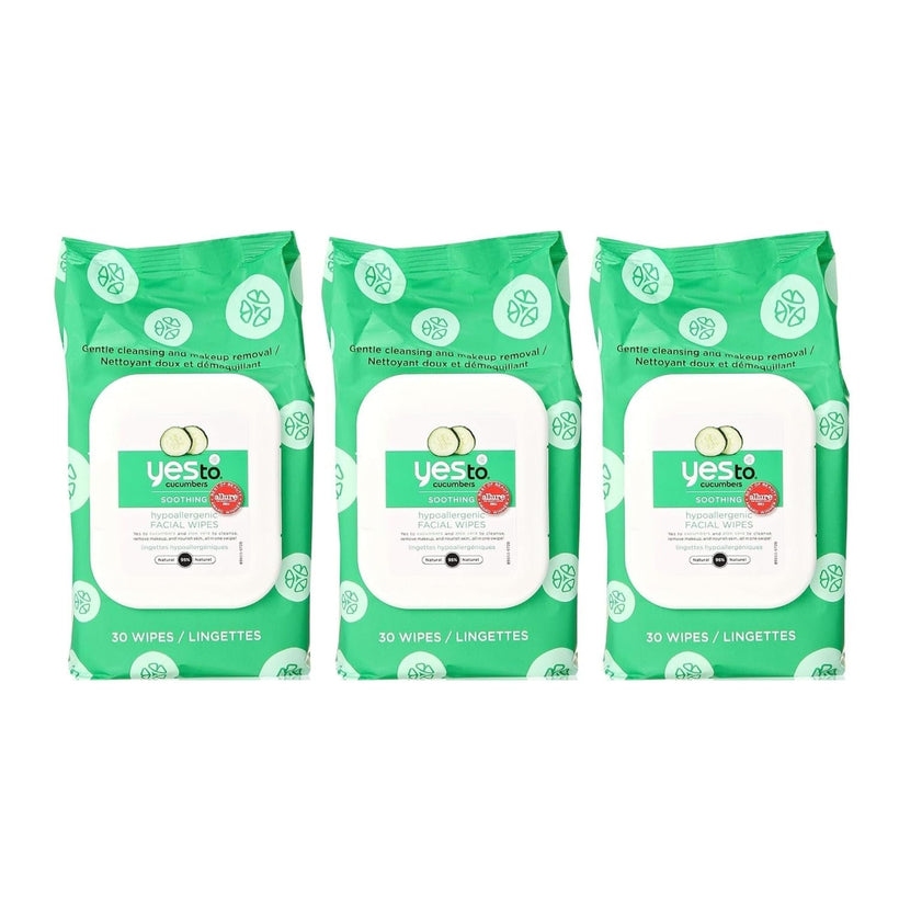 Yes To Cucumbers Soothing Hypoallergenic Facial Wipes