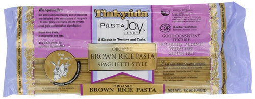 Tinkyada Organic Brown Rice Pasta, Spaghetti, 12 oz (Pack of 6)
