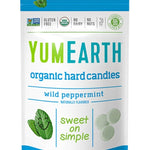 Yummy Earth Organic Wild Peppermint Candy Drops, 3.3 Ounce