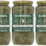 Bubbies Pure Kosher Dill Pickle 33.0 OZ(Pack of 3)
