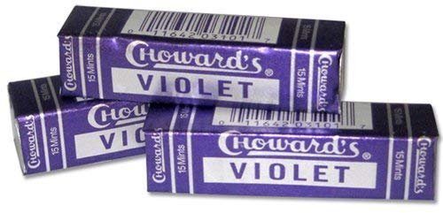 3 Pack Chowards Violet Mints - C Howard's Old Fashion Mints 3 Pack - Nostalgia Candy