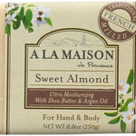 A La Maison Solid Bar Soap, Sweet Almond, 8.8 Ounce