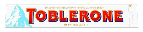 Toblerone White Chocolate Bar with Honey and Almond Nougat, 3.52 oz (Pack of 20)