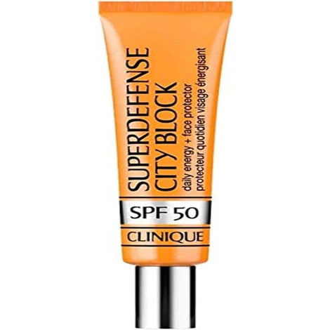 CLINIQUE Superdefense City Block Broad Spectrum SPF 50 Daily Energy plus Face Protector for Women - 1.35 oz Sunscreen