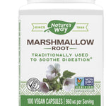 Nature's Way Marshmallow Root - Traditionally Used to Soothe Digestion* - Gluten, Dairy & Soy Free - 100 Vegan Capsules