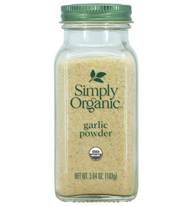 Simply Organic Garlic Powder Certified Organic, 3.64-Ounce Container