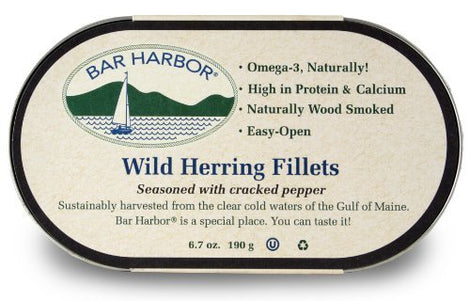 Bar Harbor Wild Herring Fillets In Tomato-Basil Sauce