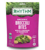 Rhythm Superfoods Crunchy Broccoli Bites, White Cheddar & Parmesan, Organic & Non-GMO, 1.4 Oz, Vegan/Gluten-Free Vegetable Superfood Snacks