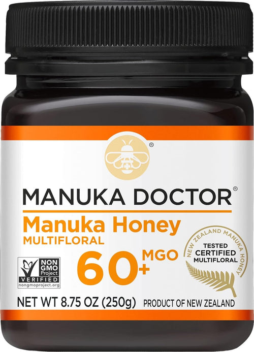 Manuka Doctor MGO 60+ Multifloral Manuka Honey, 8.75 oz