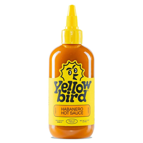 Blue Agave Sriracha Hot Sauce by Yellowbird - Jalapeno, Garlic and Agave Chili Pepper Sauce - Plant-Based, Gluten Free, Non-GMO Hot Pepper Sauce - Homegrown in Austin - 9.8 oz