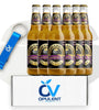 Flying Cauldron Butterscotch 12oz (Pack of 6) Bundle with Opulent Variety Keychain Bottle Opener | Non-Alcoholic All-Natural and Caffeine Free Butter beer