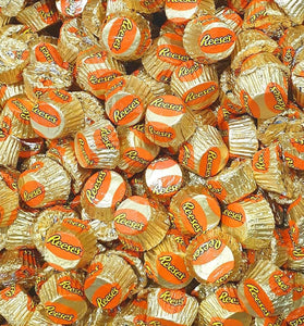 Mini Peanut Butter Cups - Individually Wrapped Chocolates by Pura Parcel - Miniature PB Cups - 2 Pound Bulk Bag