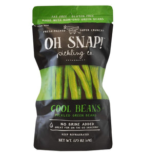OH Snap Cool Beans Pickled Green Beans, 1.75 Ounce - 12 per case.