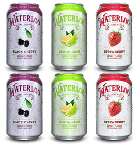 Opulent Variety Waterloo Variety 12Fl Oz (6 pack) with Can Holder
