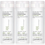 GIOVANNI Tea Tree Triple Treat Invigorating Conditioner - Cooling Peppermint, Eucalyptus, Rosemary, Helps Dry Flaking Scalp, Paraben Free, Helps to Moisturize, Smooth & Detangle- 8.5 oz (3 Pack)