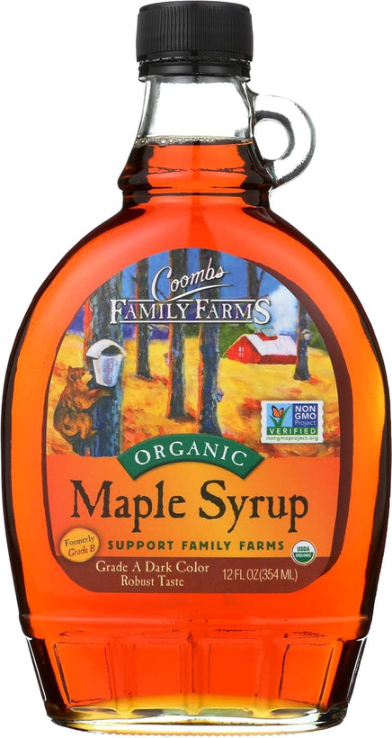 Coomb's Maple Syrup, Og, Gr B, Glass, 12-Ounce