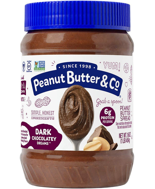 Peanut Butter & Co. Dark Chocolatey Dreams Peanut Butter, 16 oz Jar