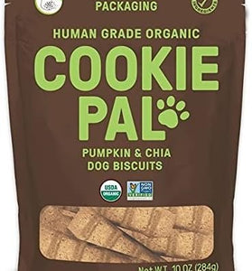 CookiePal Organic Pumpkin Chia Dog Treats, 10 OZ