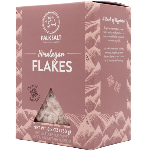 Falksalt Pink Himalayan Salt Flakes, 8.8 oz