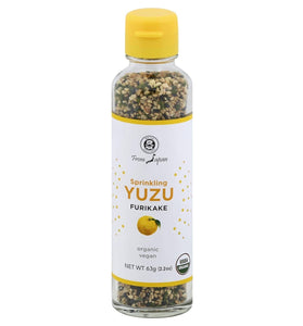 Muso From Japan Sprinkling Yuzu Furikake, No Additives, Vegan Friendly, USDA Certified Organic, 2.2 Ounce (Pack of 6)