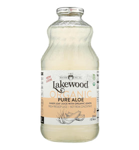 Lakewood Organic Pure Lemon, 32 Ounce (Pack of 6)