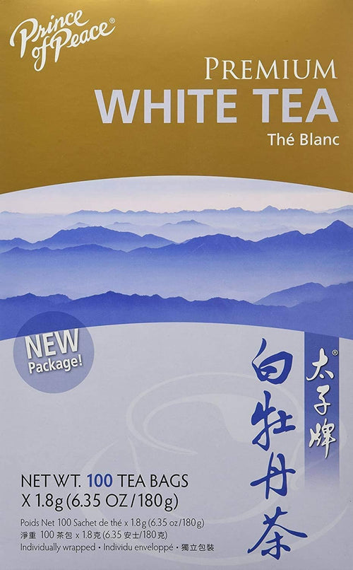 Prince of Peace Organic White Tea, 100 Tea Bags (Pack of 2)