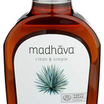 Madhava Organic Agave, Bottle, 100% Pure Organic Blue Agave Nectar, amber, 1.06 Pound