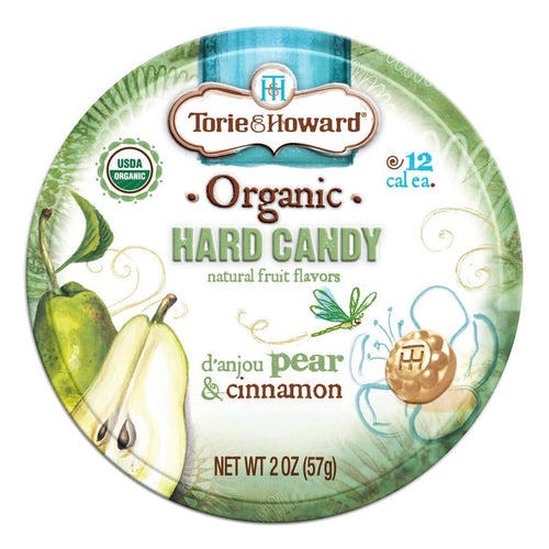 Torie & Howard Pear & Cinnamon Candy Tin, 2 oz
