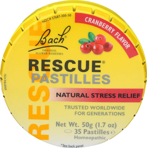 Bach Rescue Pastilles, Cranberry, 1.7 oz