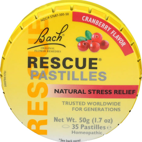 BACH Rescue Pastilles Cranberry, 1.7 OZ