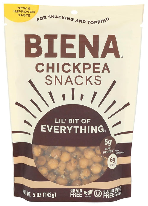 Biena Chickpea Snacks, Lil Bit Everything, 5 oz