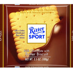 Ritter Sport, Milk Chocolate with Butter Biscuit, 3.5-Ounce Bars (Pack of 11)