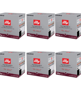 Illy K-Cup Inteso Bold Roast - 60 Count | Premium Coffee Pods for Rich and Bold Flavor