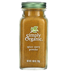 Simply Organic, Spicy Curry Powder, Organic, 2.8 Oz