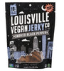 Louisville Vegan Jerky - Smoked Black Pepper, Vegetarian & Vegan-Friendly Jerky, 21 Grams of Non-GMO Soy Protein, 240 Calories Per Bag, Gluten-Free Ingredients (3 oz)