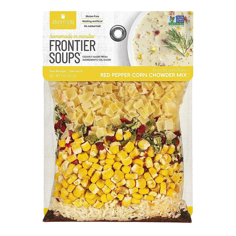 Frontier Soups Homemade In Minutes Chowder Mix, Florida Sunshine Red Pepper Corn, 5 Ounce