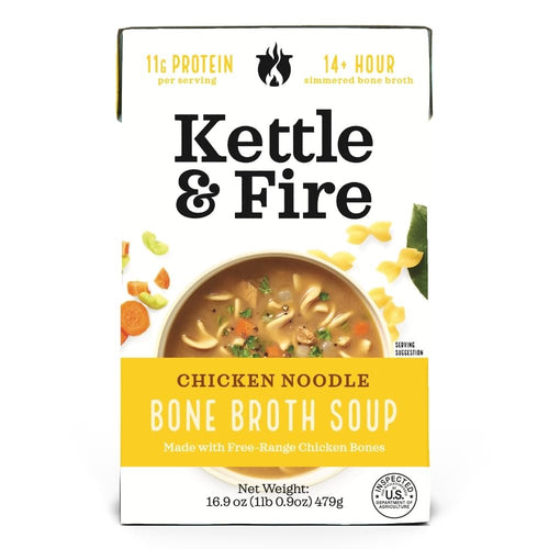 Kettle & Fire Chicken Noodle Soup, 16.9 oz