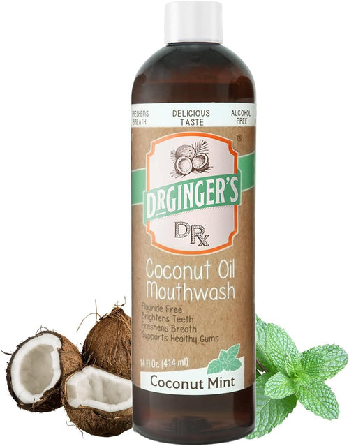 Dr. Ginger's Coconut Oil Mouthwash Tablets, Coconut Mint, 60 Count