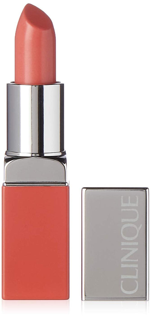 Clinique Women's Pop Lip Color + Primer Lipstick, # 18 Papaya, Luxurious yet weightless formula merges bold, 0.13 Ounce