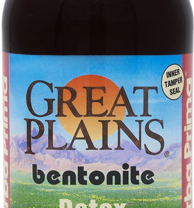 Yerba Prima Bentonite, Detox Pint, 16 Ounce - Liquid Clay Supplement - Food Grade - Natural Internal Cleanse