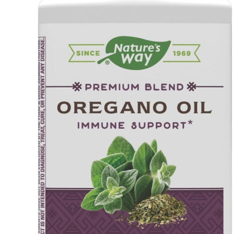 Nature's Way Oregano Oil 75-85% Carvacrol per Capsule, Vegetarian