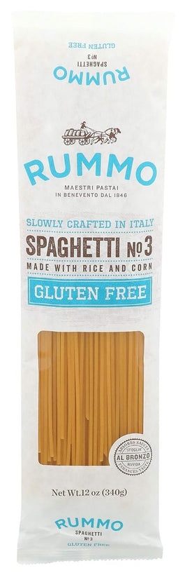 Rummo Italian Pasta Gf Spaghetti No.3 - Always Al Dente, Certified Gluten-Free, Made In Italy (12oz Package), 12 Ounce