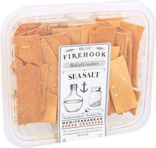 Firehook Baked Sea Salt Crackers, 8 oz