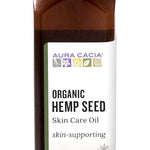 Aura Cacia Organic Hydrating Hemp Seed Skin Care Oil | 4 fl oz.