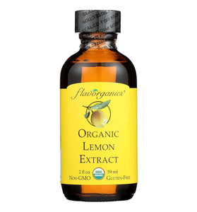 Flavorganics, Lemon Extract Organic, 2 Fl Oz